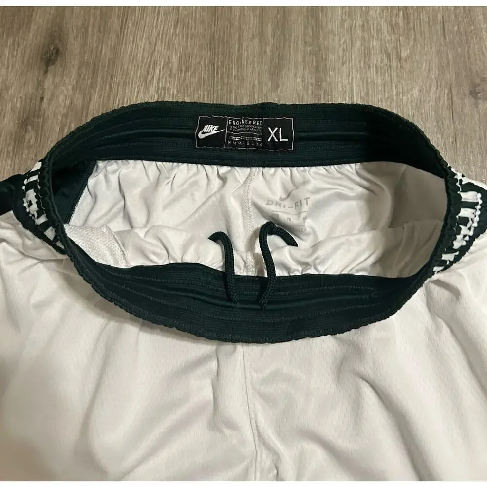 Nike Michigan State Spartans Basketball Shorts Mens XL Throwback Game Player